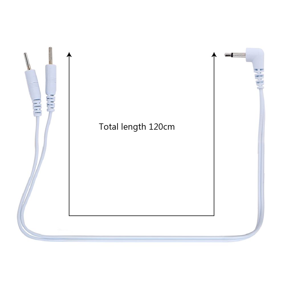 E-Stim Electro Stimulation 2 Pin Pole Cable for EStim Electric Shock Sex