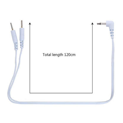 E-Stim Electro Stimulation 2 Pin Pole Cable for EStim Electric Shock Sex