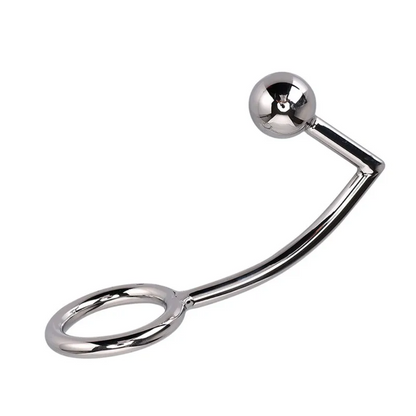 Cock Lock Anal Intruder Hook Restraint Bondage Testicle Ring