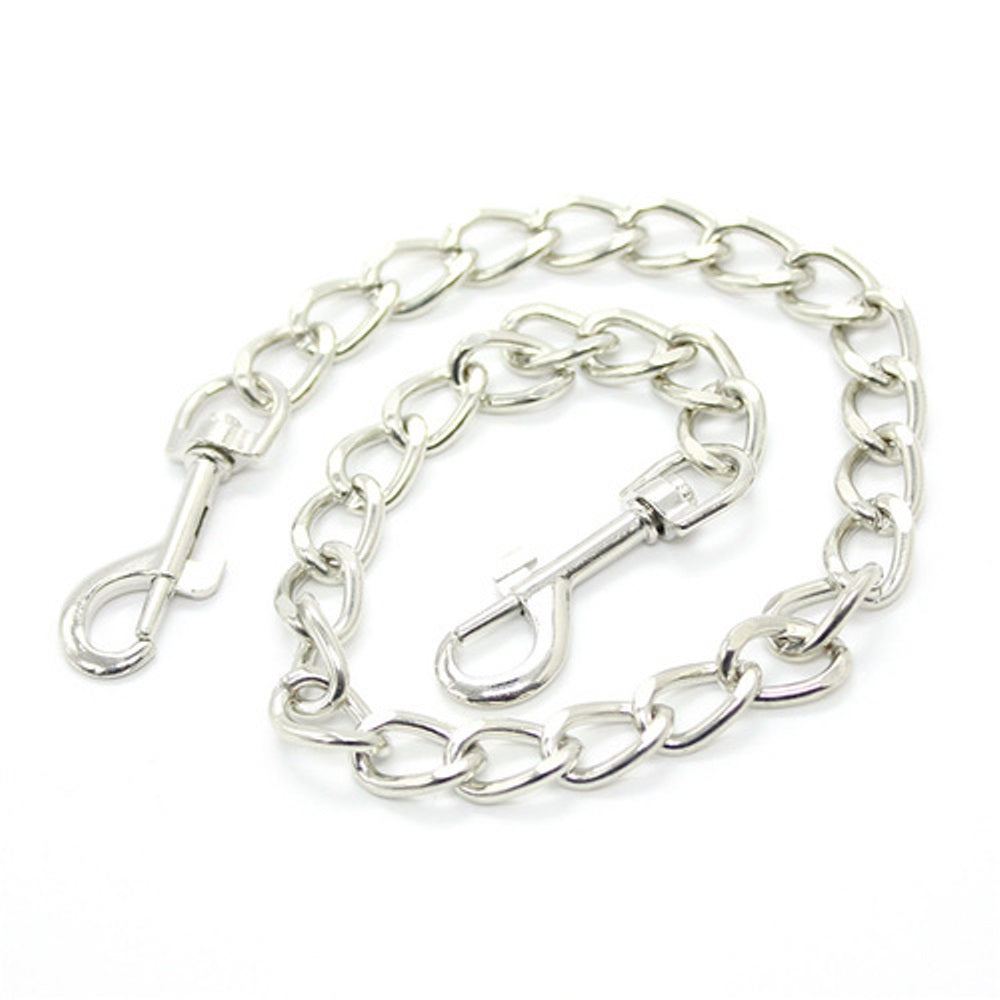 Stainless Steel Bondage Restraint Connector Chain Hog Tie with Clips