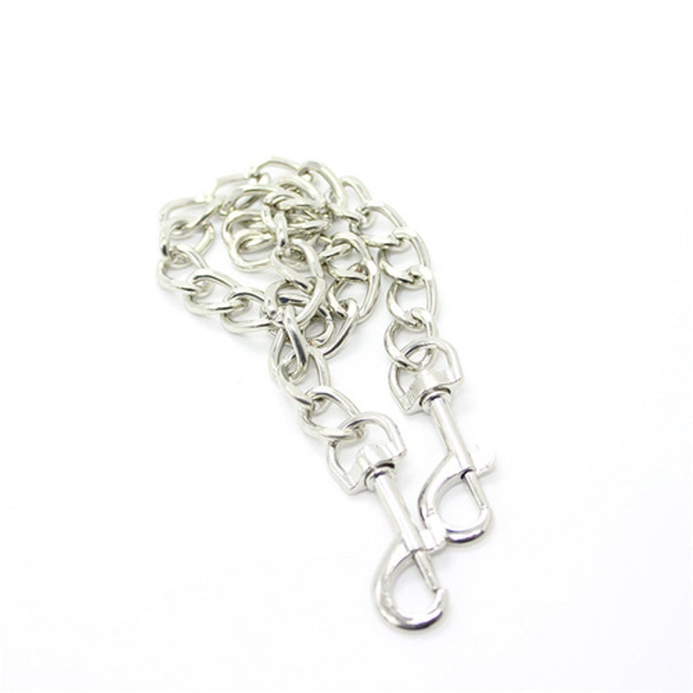 Stainless Steel Bondage Restraint Connector Chain Hog Tie with Clips