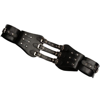 Bondage Arm and Thigh Restraint Set with Buckles