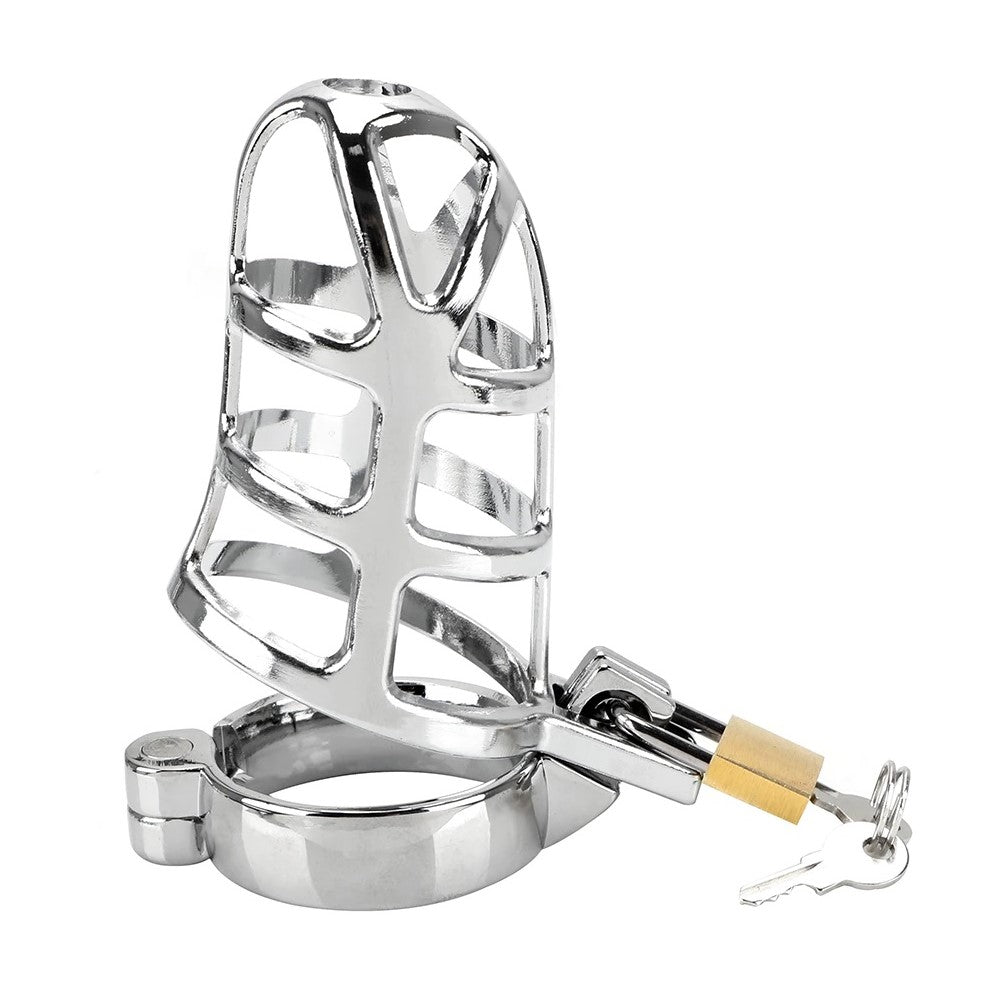 Armoured Secure Metal Stainless Steel Chastity Device