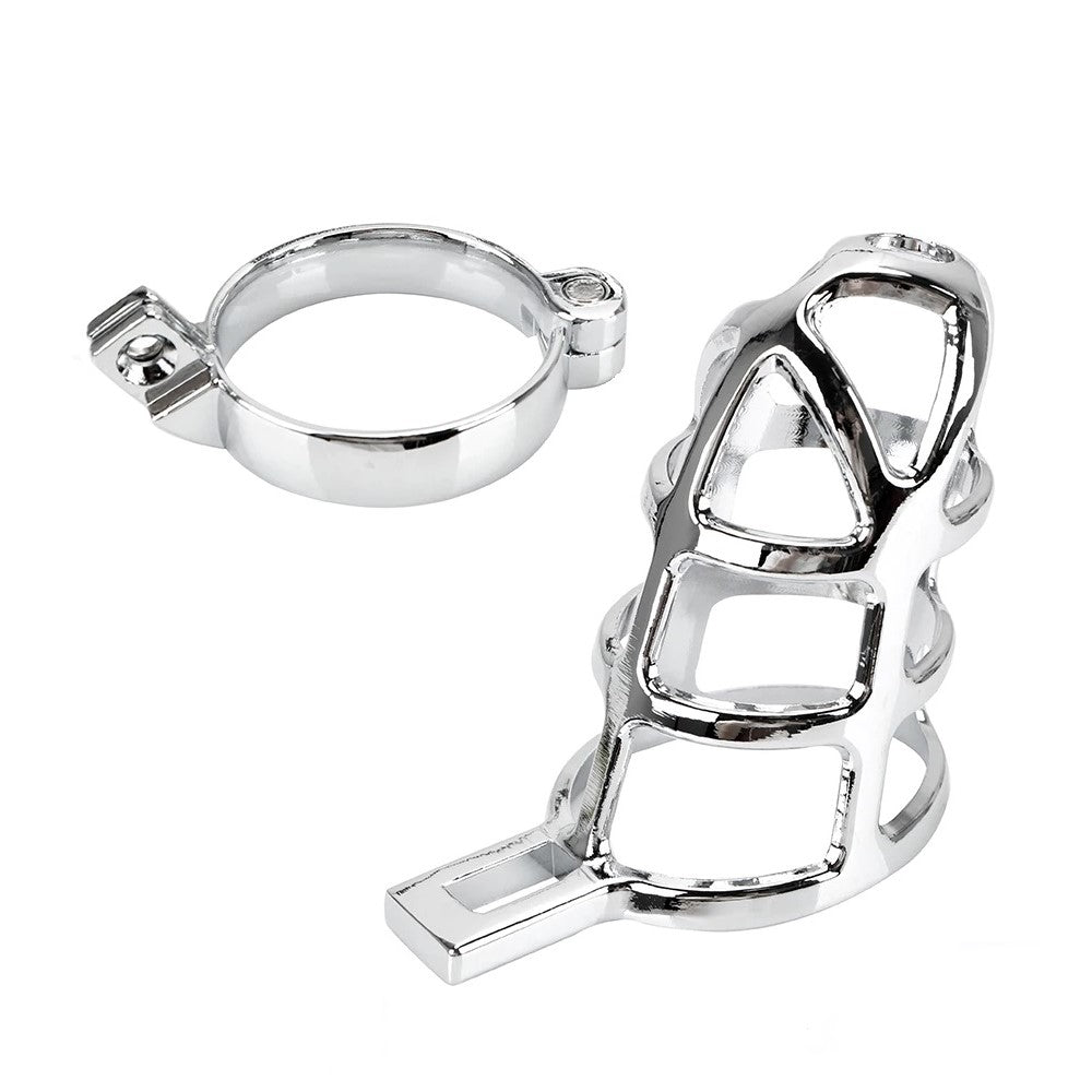 Armoured Secure Metal Stainless Steel Chastity Device