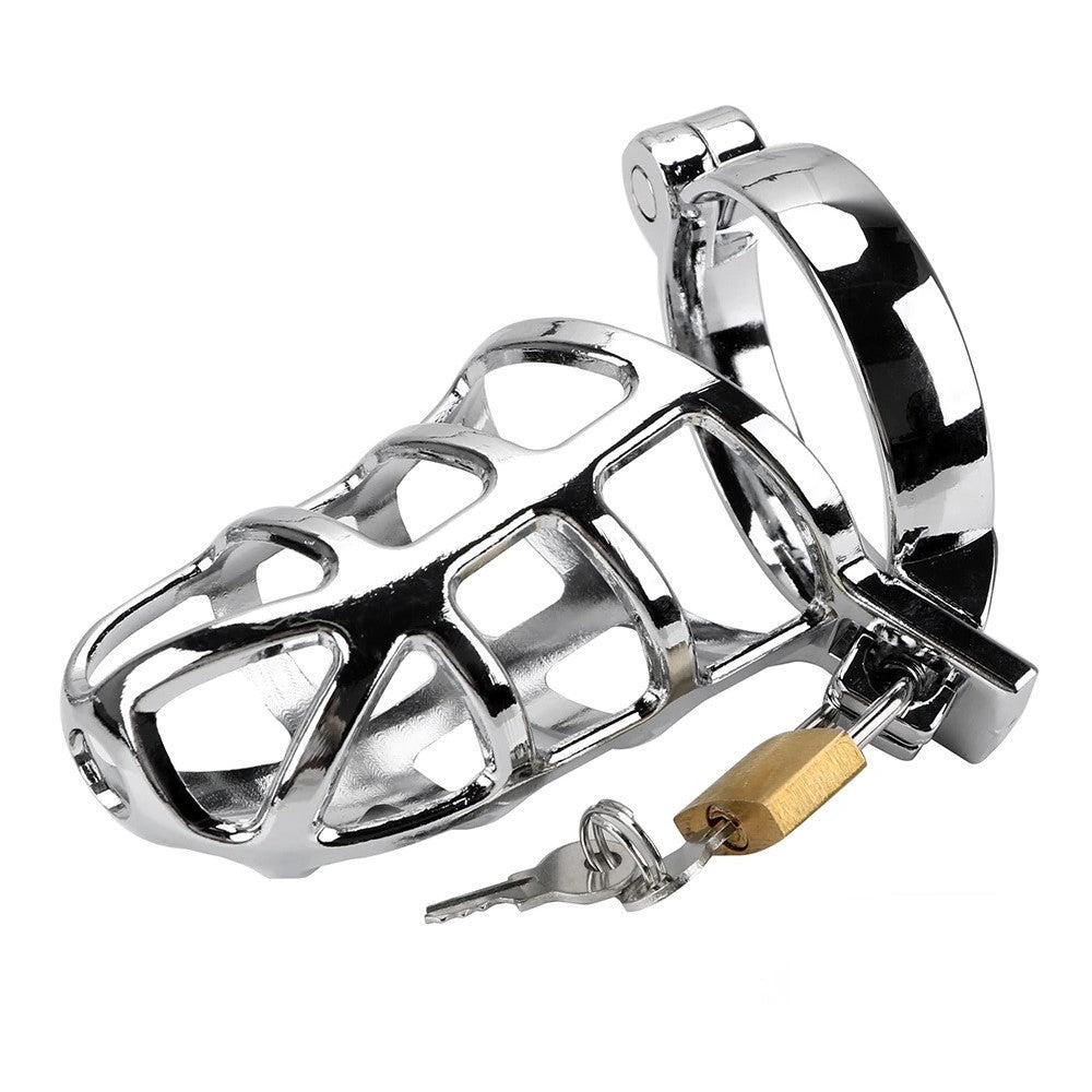 Armoured Secure Metal Stainless Steel Chastity Device