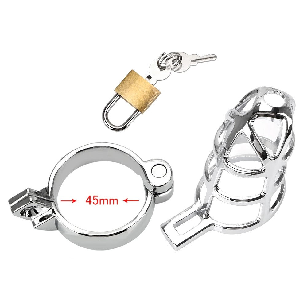 Armoured Secure Metal Stainless Steel Chastity Device