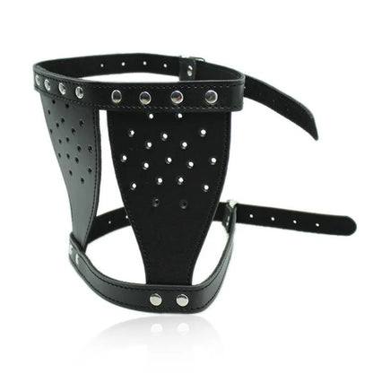 Bishop Pony Play Head Harness Eye Blinder Blindfold