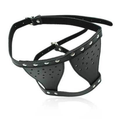 Bishop Pony Play Head Harness Eye Blinder Blindfold