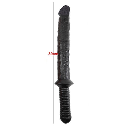 Big Black Dildo Sword Thrust Handle