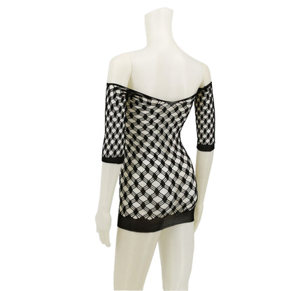 Sexy Fishnet Whalenet Mini Dress