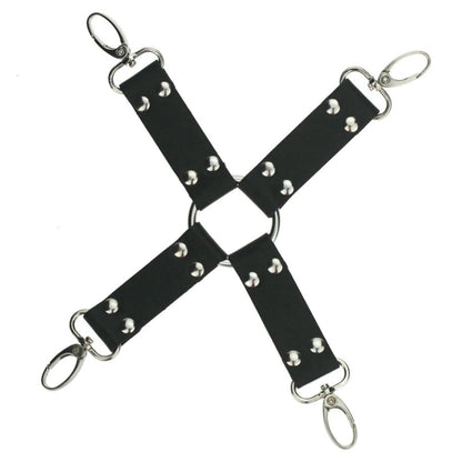 Vegan Leather Hog Tie Bondage Restraints Clip