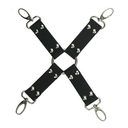 Vegan Leather Hog Tie Bondage Restraints Clip