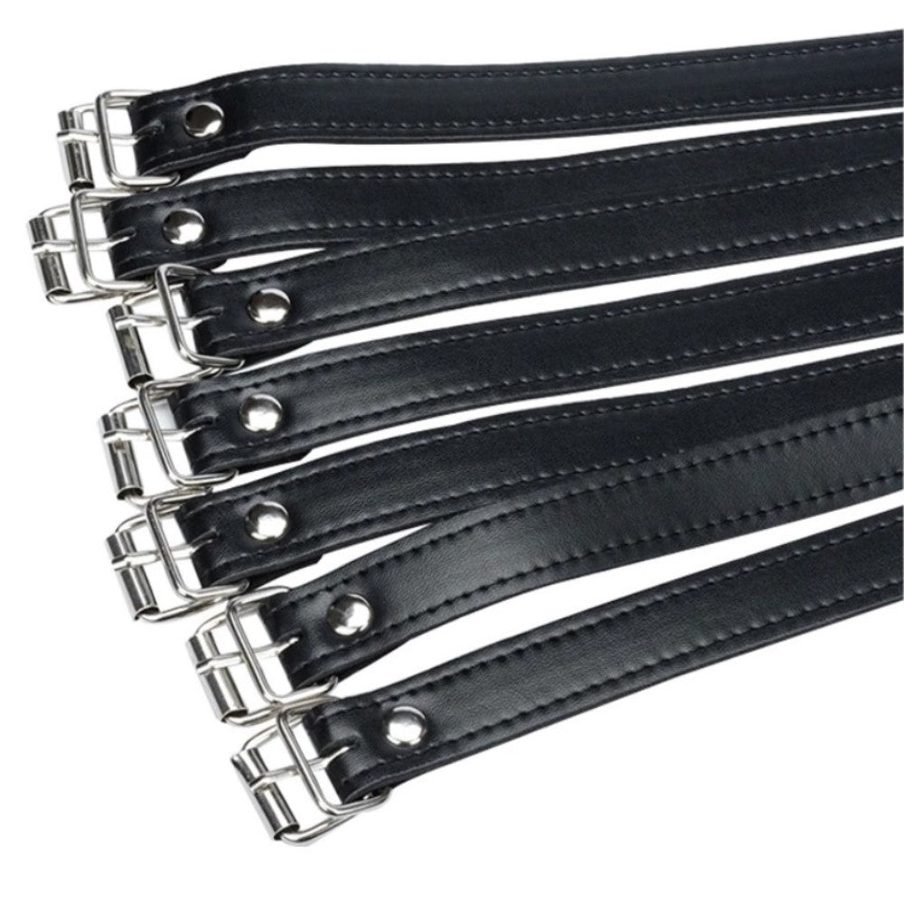 Set of 7 Body Shibari Rope Belt Straps Restraints Kit