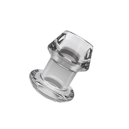 Clear Hollow Anal Butt Plugs with Stopper Plug