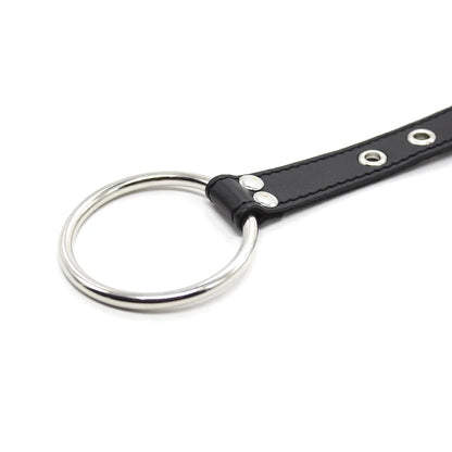 Cock Ring with Linking Chest Strap and Nipple Clamps