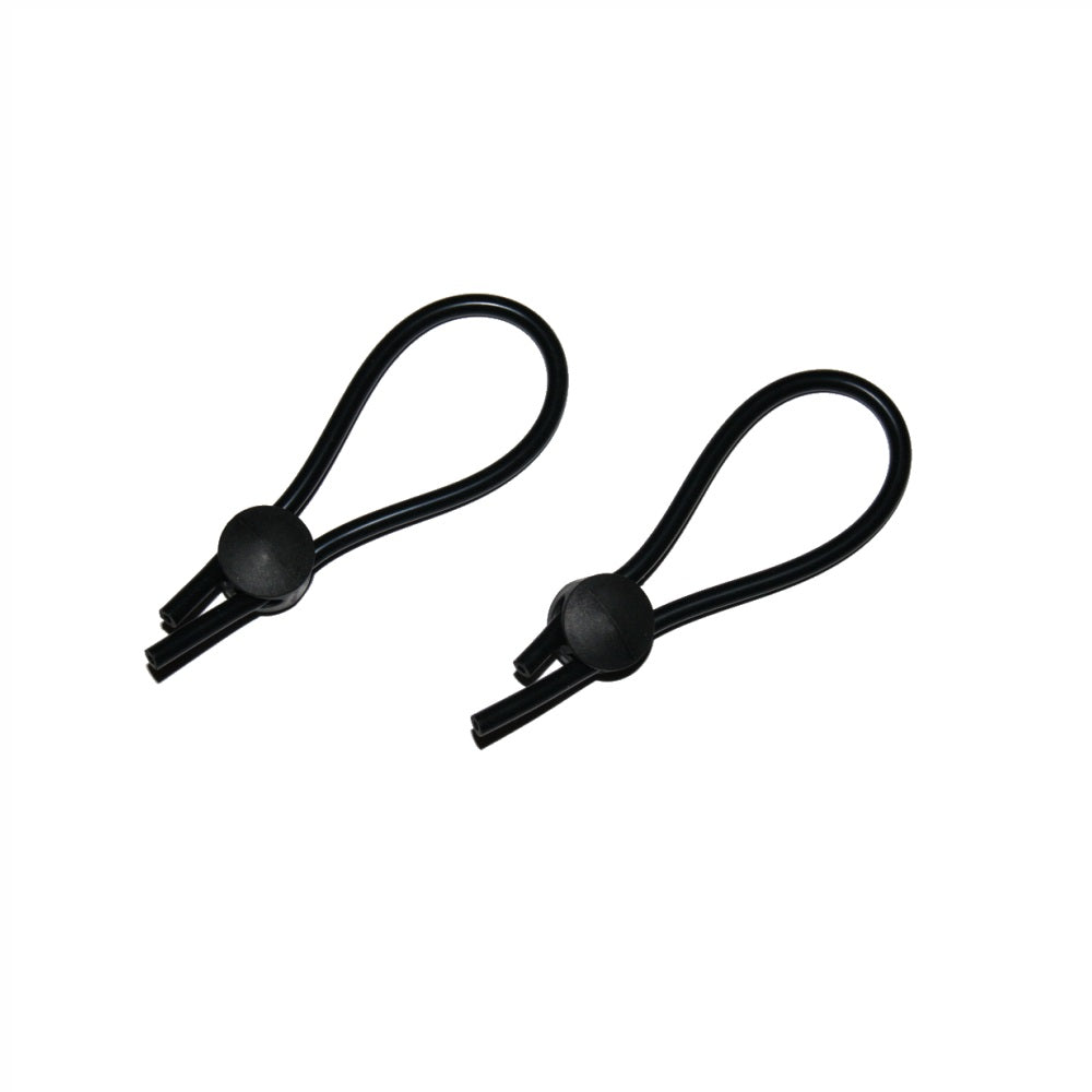 E-Stim Black Rubber Tubing Hoops Conductive Loops for Electro Rings