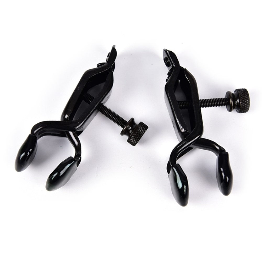 Adjustable Black Crocodile Nipple Clamps