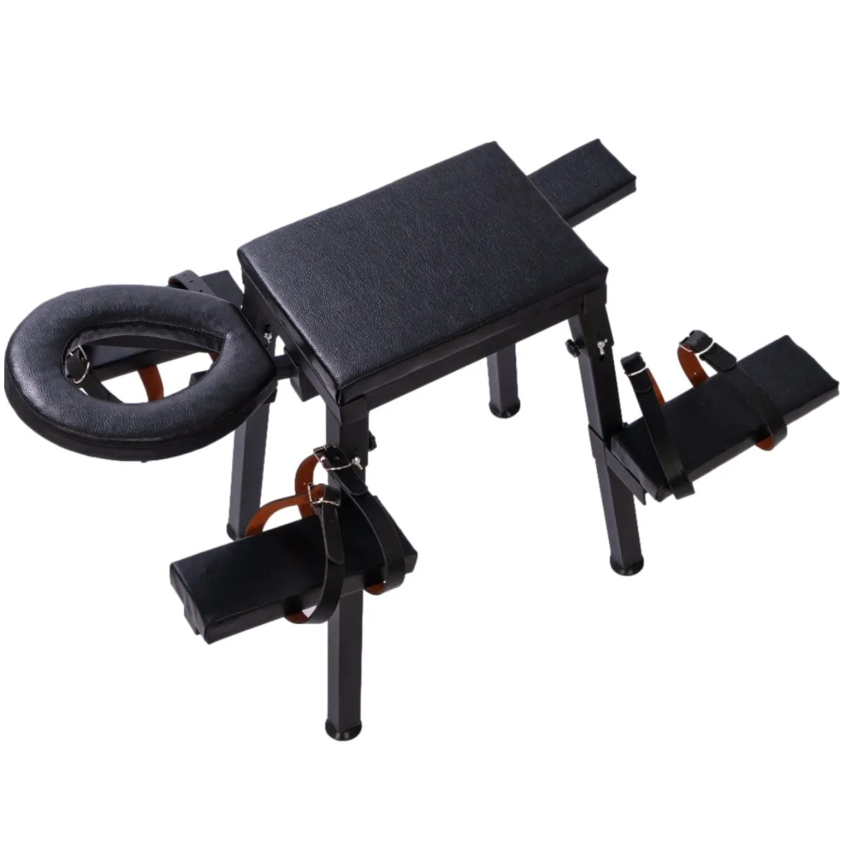 Bondage Restraint Flogging Spanking Bench Cuffs Sex BDSM Pillory Frame