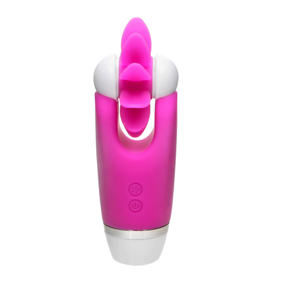 Silicone Licking Oral Sex Simulator Skweel Tongue Wheel USB Rechargeable Pink