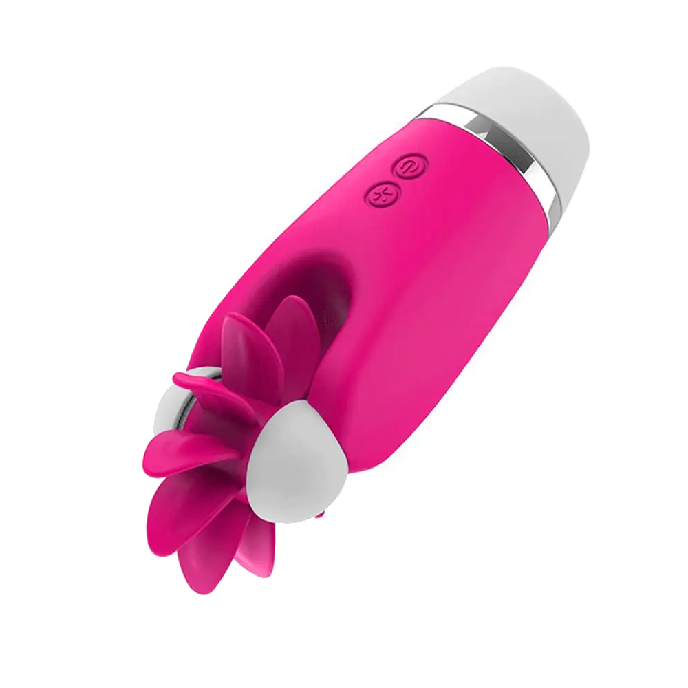 Silicone Licking Oral Sex Simulator Skweel Tongue Wheel USB Rechargeable Pink