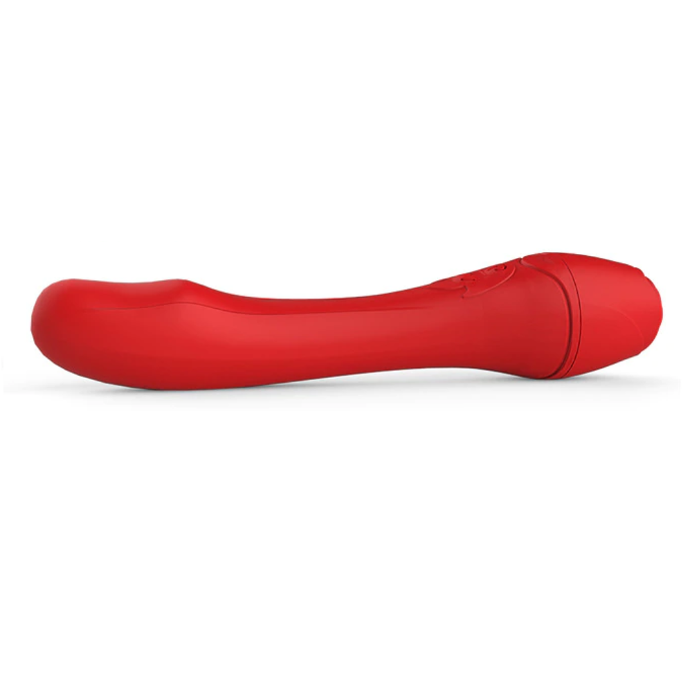 Rose End Dildo Heated Vibrator Stick Wand Sex Toy