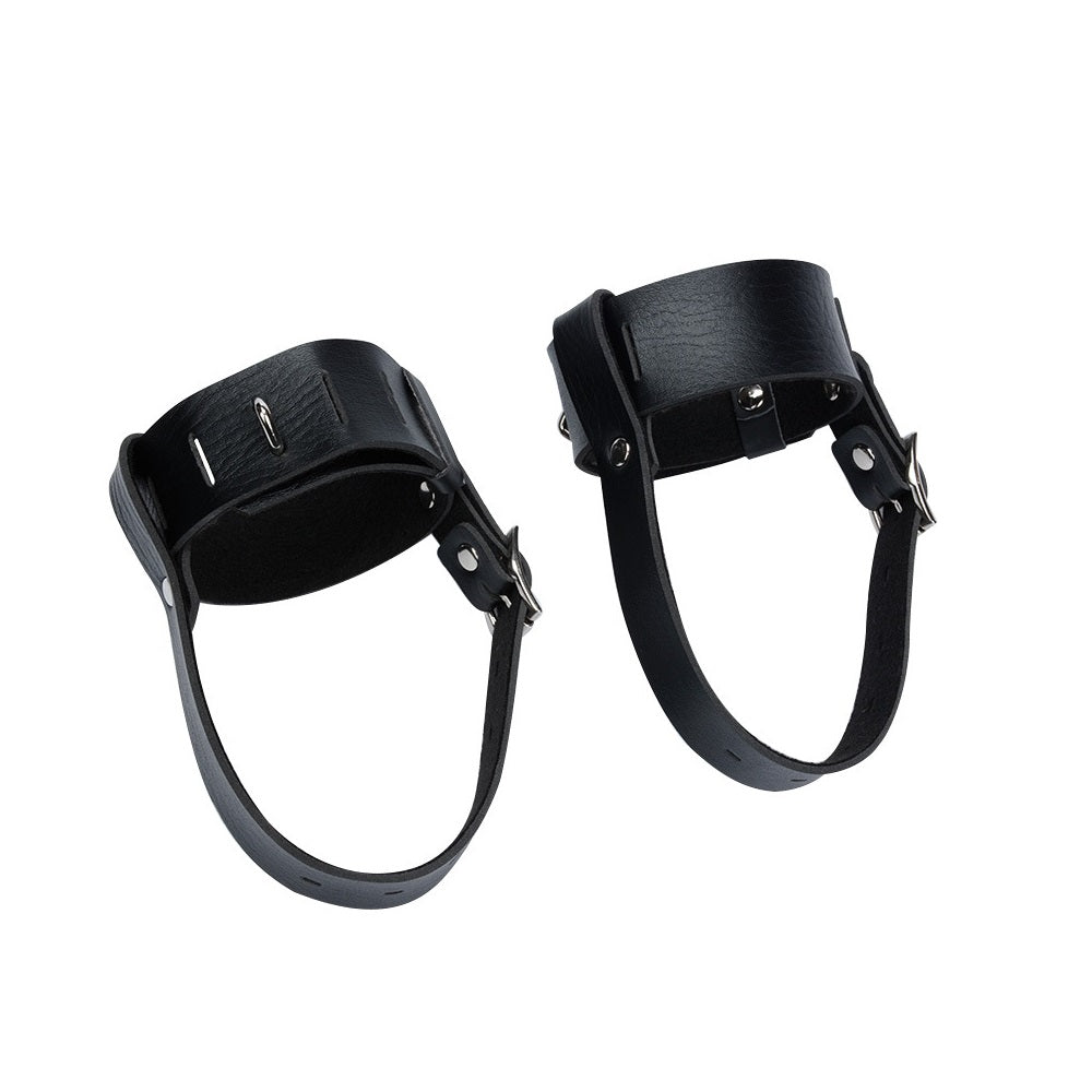 High Heel Lockable Bondage Strap Shoe Restraint Fetish Cuffs