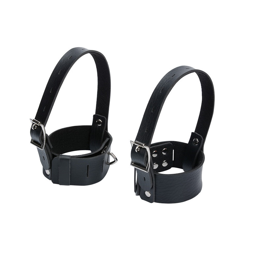 High Heel Lockable Bondage Strap Shoe Restraint Fetish Cuffs