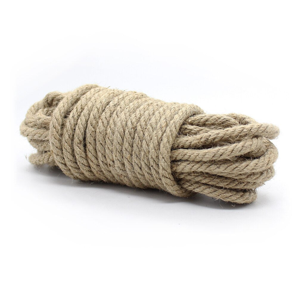 10M Hemp Bondage Restraint Rope Natural Environmentally Friendly