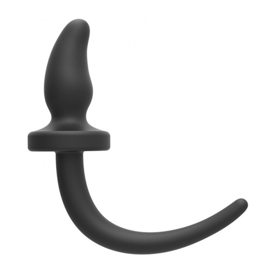 XL Silicone Pup Dog Tail Anal Butt Plug for Puppy Pet Ass Play