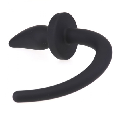 XL Silicone Pup Dog Tail Anal Butt Plug for Puppy Pet Ass Play