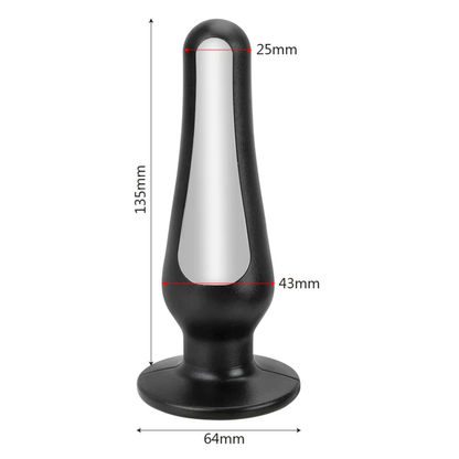 E-Stim Medium Butt Plug Estim Electric Shock Anal Electro Sex Toy