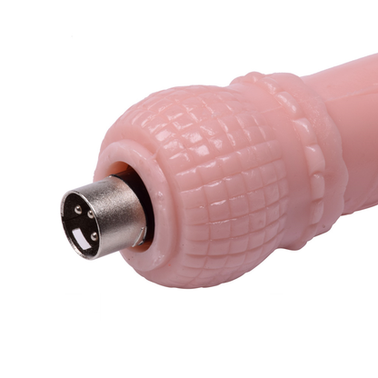 Medium Size Big White Cock BWC Style 1 - 3XLR Dildo Attachment