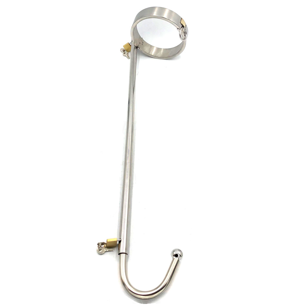 Stainless Steel Locking Neck Collar and Anal Hook