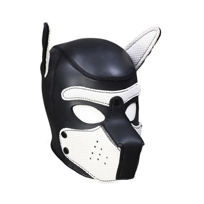 Neoprene Pup Hood Dog Gimp Mask Puppy Play Doggy