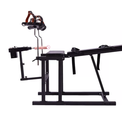 Bondage Restraint Sex Chair Pillory with Arm Bars - Fucking Machine