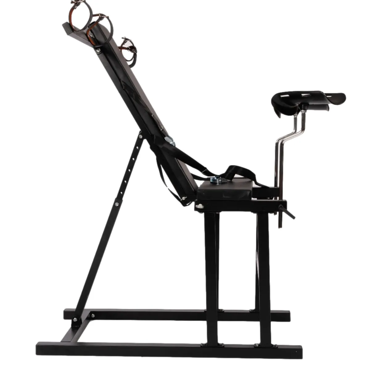 Bondage Restraint Sex Chair Pillory with Arm Bars - Fucking Machine