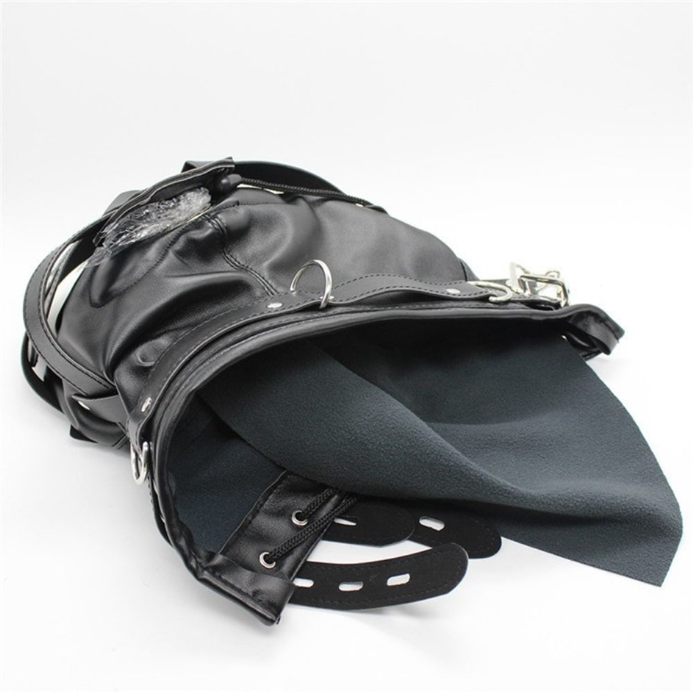 Premium Sensory Deprivation Bondage Hood Gimp Gas Style Mask