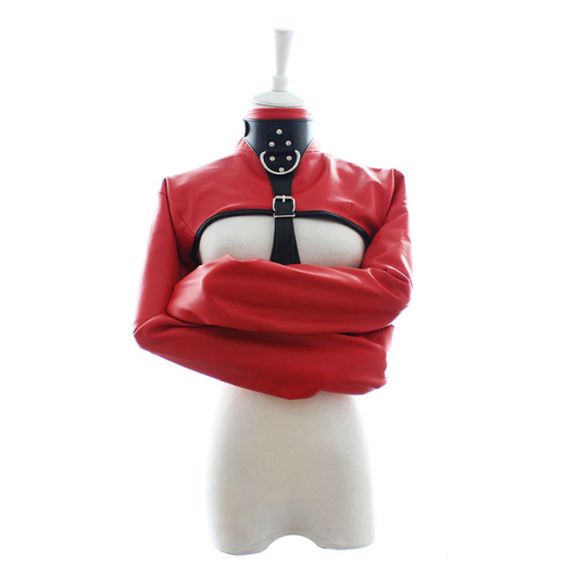 Red Unisex Strait / Straight Jacket Bondage Restraint