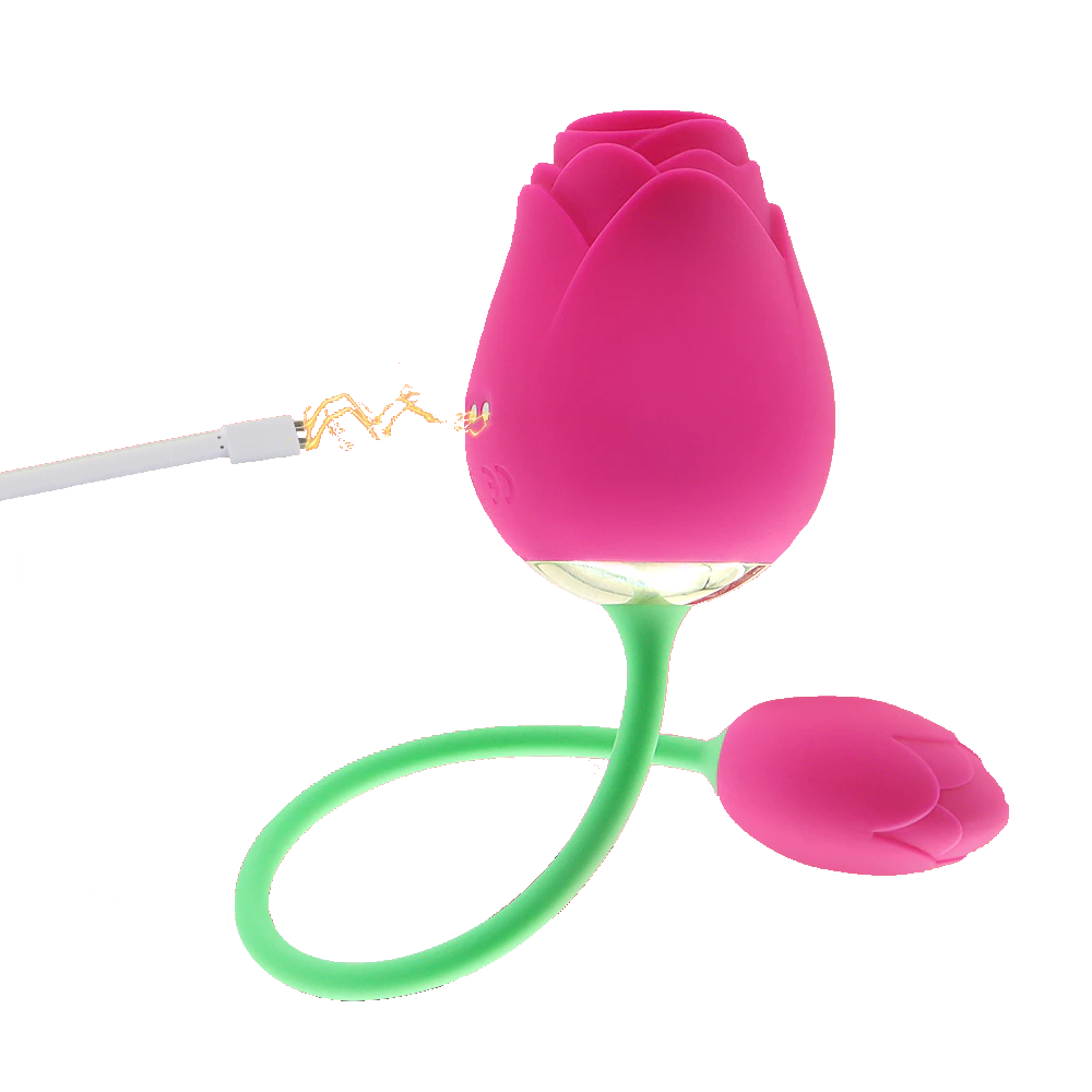 Rose Clitoral Suction Vibrator Vibrating Love Egg Sex Toy