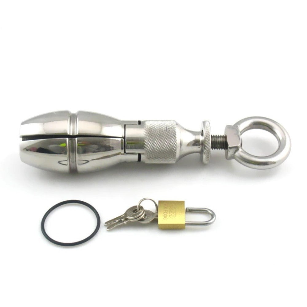 Rotating Asslock Anal Lock Expanding & Locking Chastity Butt Plug