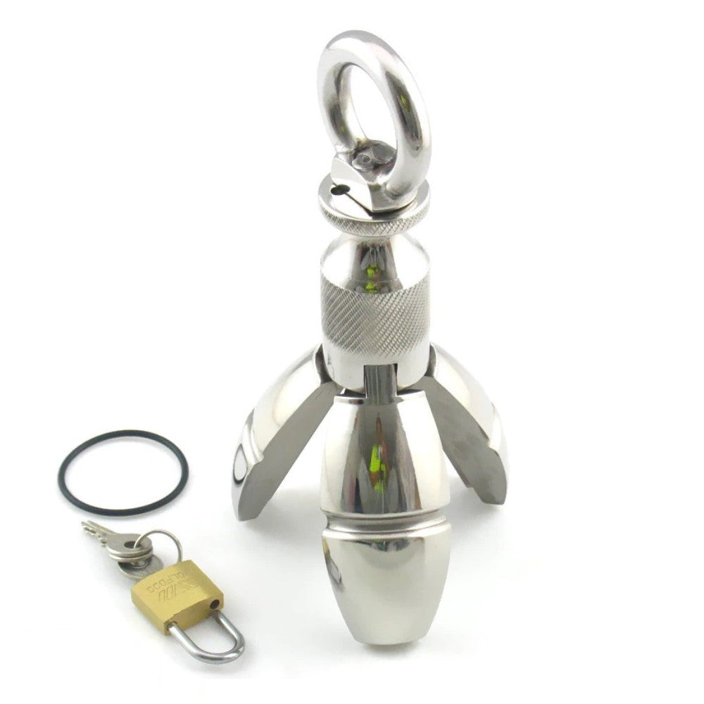 Rotating Asslock Anal Lock Expanding & Locking Chastity Butt Plug