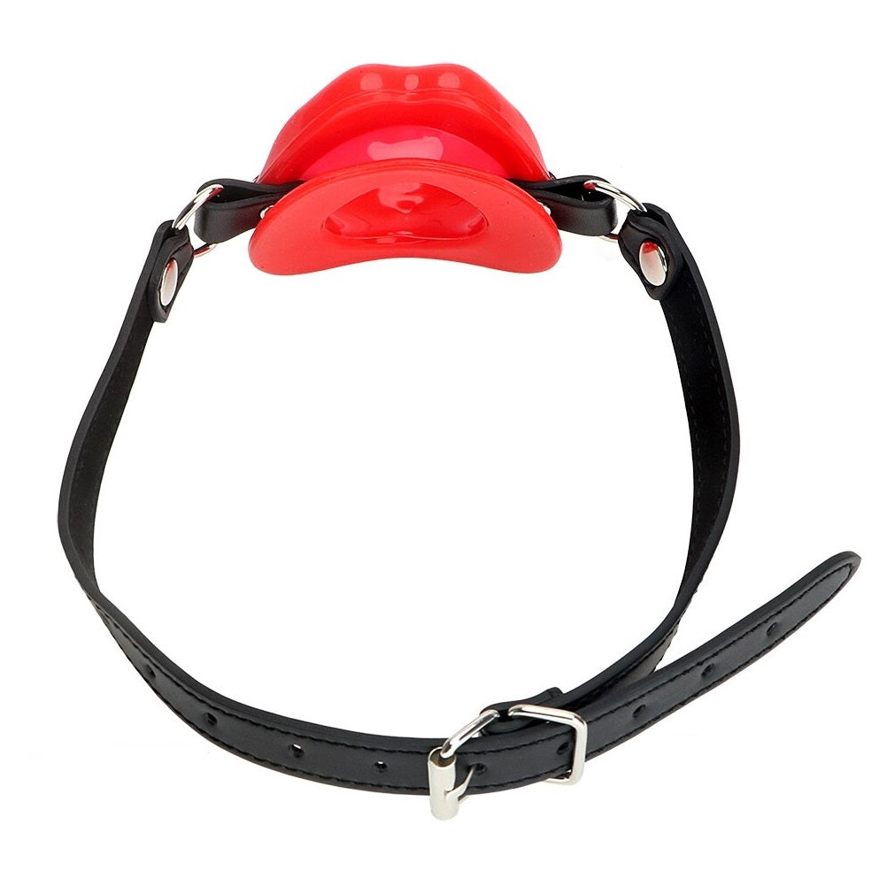 Rubber Lips Open Mouth Spreader Gag