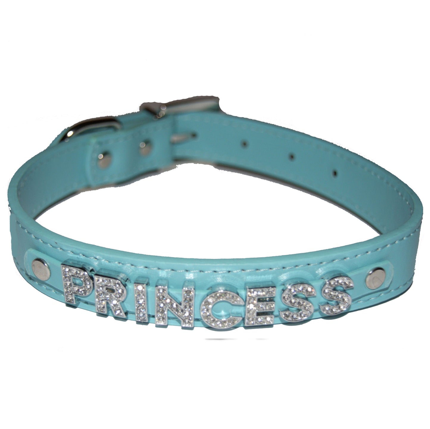 PRINCESS Fetish Collar Sub Babygirl Black, Red, Pink, Blue & White