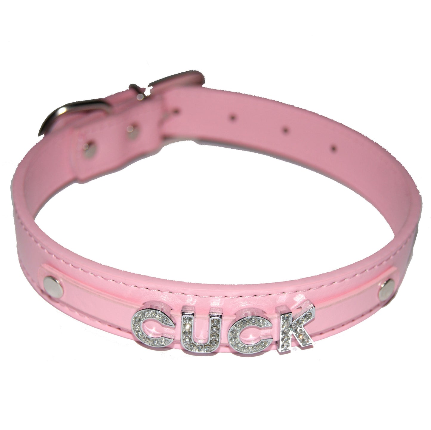 CUCK Fetish Collar Sub Sissy Cuckold Hotwife Black, Red, Pink, Blue & White