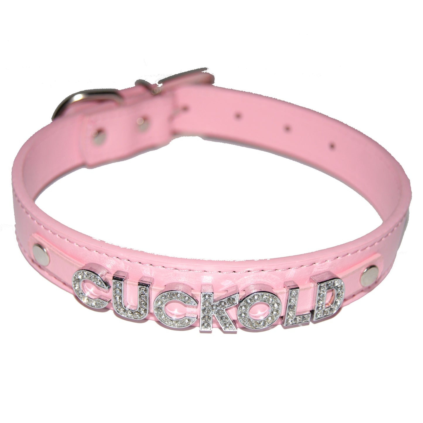 CUCKOLD Fetish Collar Sissy Sub  Black, Red, Pink, Blue & White