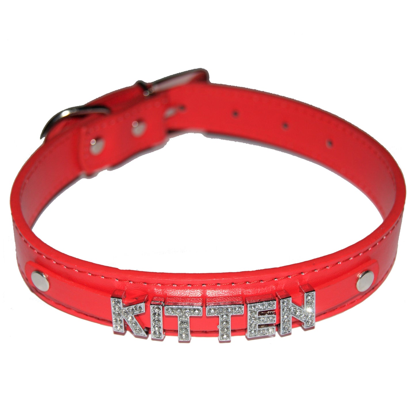 KITTEN Fetish Collar Sub Baby Princess Black, Red, Pink, Blue & White