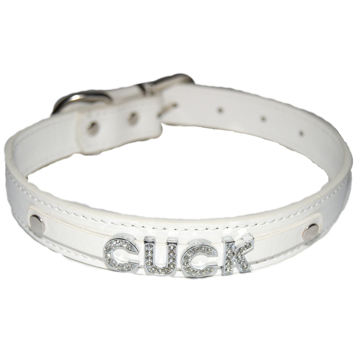 CUCK Fetish Collar Sub Sissy Cuckold Hotwife Black, Red, Pink, Blue & White