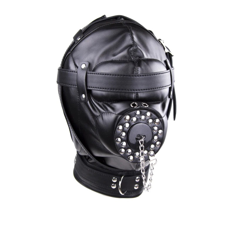 Ultimate Sensory Deprivation Bondage Hood Gimp Mask