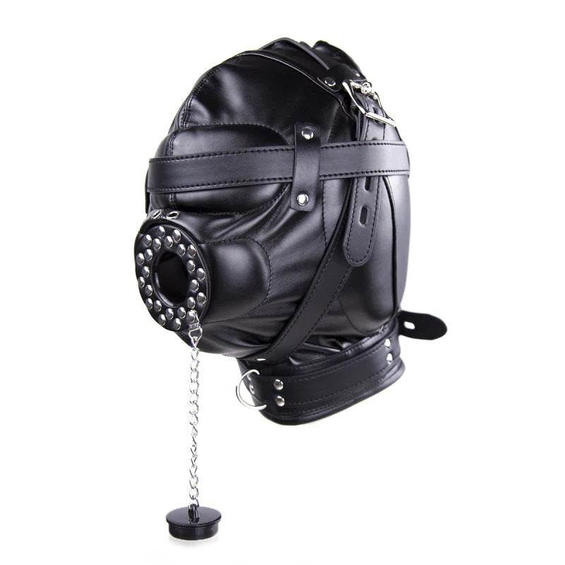 Ultimate Sensory Deprivation Bondage Hood Gimp Mask