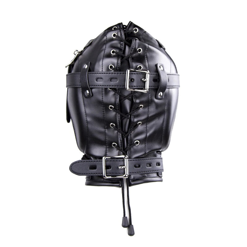 Ultimate Sensory Deprivation Bondage Hood Gimp Mask